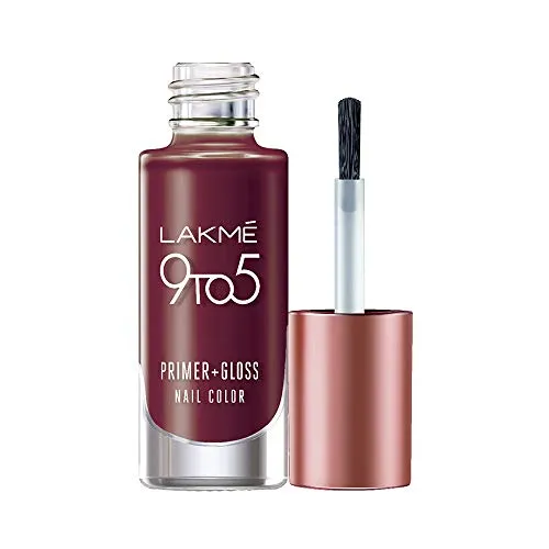 Lakme 9 To 5 Primer + Gloss Glossy Finish Nail Colour