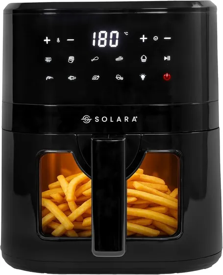 SOLARA Air Fryer For Home 4.5L with See Through Window