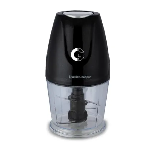 CG - CHADR300 Adrina 300W Electric Vegetable Chopper Cutter, Chop, Mince, Dice, Whisk,Twin Blade, Large 400ML Bowl, OneTouch Operation, Compact Design, 2Yr Manufacturer Replacement Warranty - Black