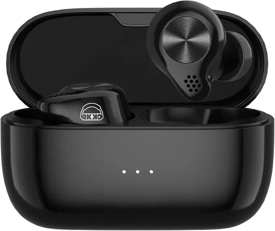 EKKO Earbeats T07 Bluetooth Truly Wireless Earbuds with mic, ENC Call Noise Cancellation,30H Playtime,10MM Driver, Twin Connect, Maxx Bass, Water Resistance (Black)
