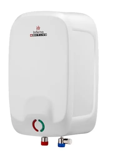 ACTIVA Inferno 6 L Instant Water Geyser | BEE 5-Star Rating | Powerful Copper Heating Element | ISI Marked | Energy Efficient | 5 Safety Protections | Compact Wall-Mounted Design | 5-Year Warranty