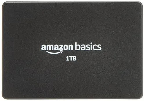 Amazon Basics 2.5 inch SATA Internal SSD 1 TB | Speed up to 560 MBps | Energy Efficient | Sleek & Lightweight