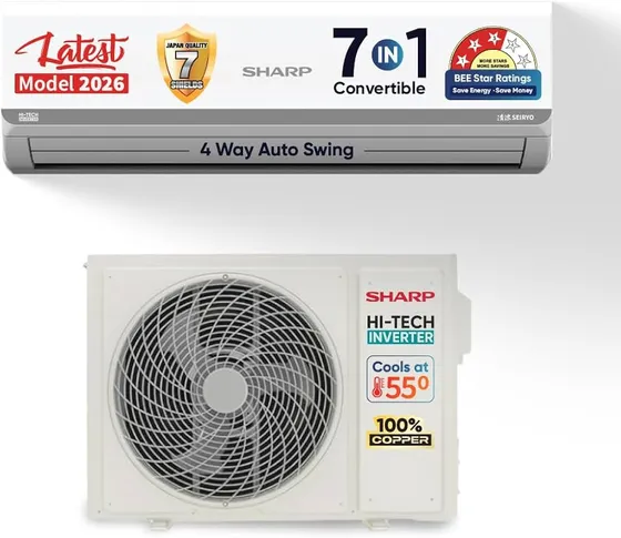Sharp 1.37 Ton 3-Star AC