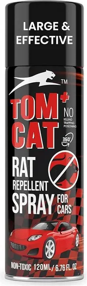 Tom Cat Rat Repellent Spray for Cars & Bikes (120ml)