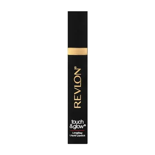 Revlon Touch & Glow Everyday Matte Liquid Lipstick|Lightweight, Transferproof, Kiss Proof, Non Sticky infused Vitamin E|Parabeen & Sulphate free -Pink Princess