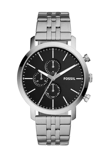 Fossil Luther Analog Black Dial Men's Watch