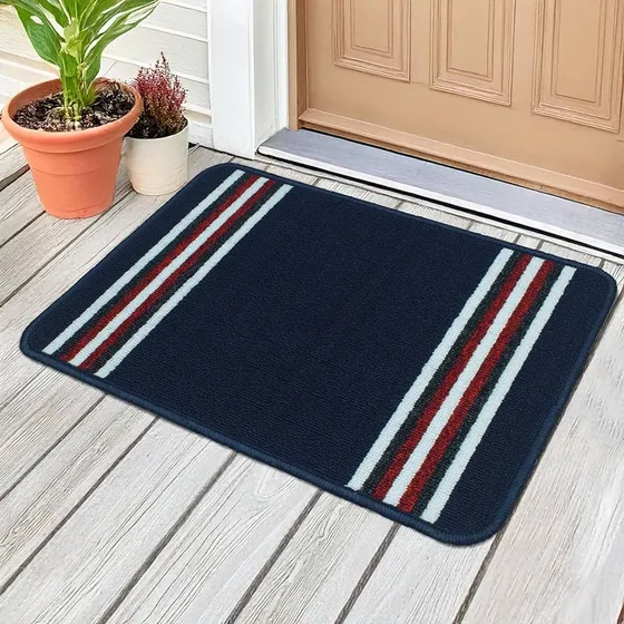 Pack of 1 Nylon Bathroom Mat Anti-Skid Bath Rug | Floor Mat